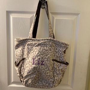 Retro Metro Thirty-One monogrammed tote
